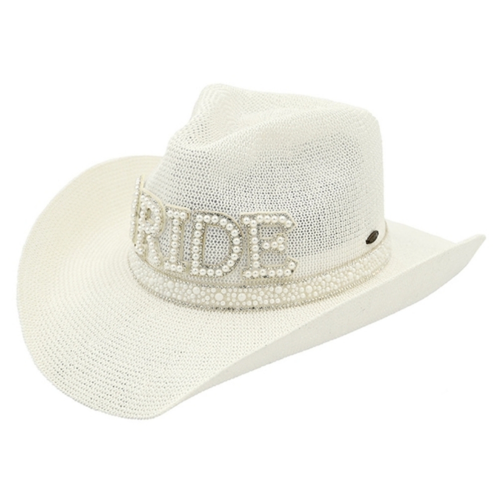 C.c. bride cowyboy hat